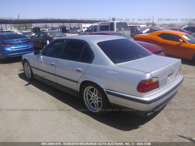 WBAGG8331XDN73066 - 1999 BMW 740 I AUTOMATIC SILVER photo 3