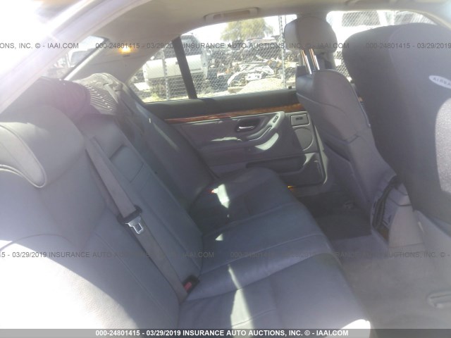 WBAGG8331XDN73066 - 1999 BMW 740 I AUTOMATIC Күміс фото 8