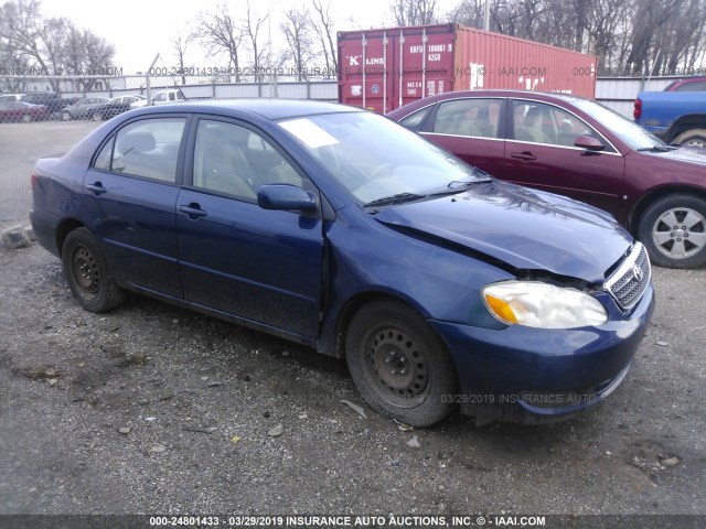 1NXBR32E18Z048938 - 2008 TOYOTA COROLLA CE/LE/S BLUE photo 1