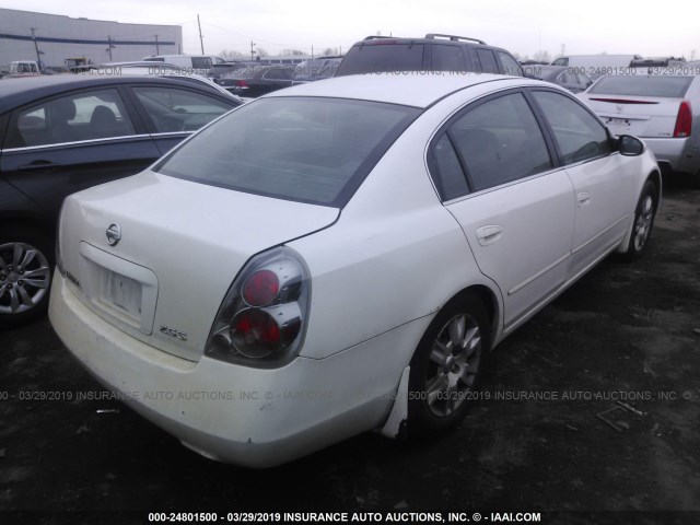 1N4AL11D96C111811 - 2006 NISSAN ALTIMA S/SL WHITE photo 4