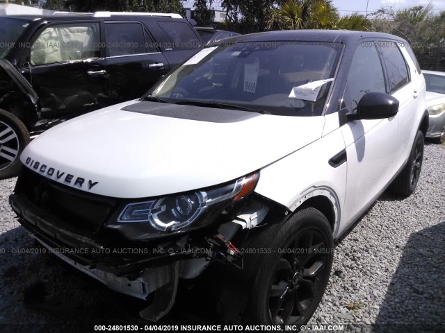 SALCR2RX5JH765876 - 2018 LAND ROVER DISCOVERY SPORT HSE WHITE photo 2