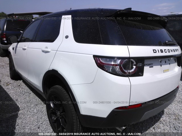 SALCR2RX5JH765876 - 2018 LAND ROVER DISCOVERY SPORT HSE WHITE photo 3