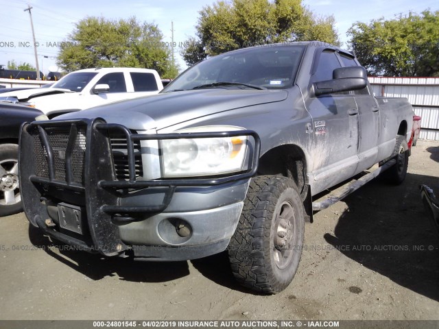 3D7KS28A68G149358 - 2008 DODGE RAM 2500 ST/SLT GRAY photo 2