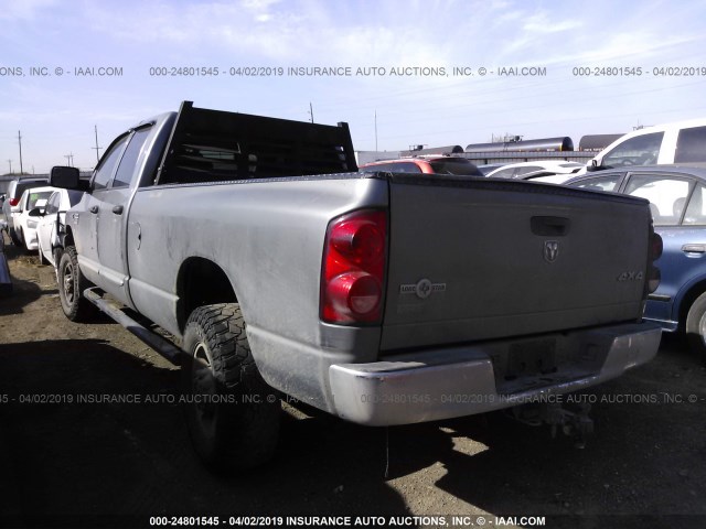 3D7KS28A68G149358 - 2008 DODGE RAM 2500 ST/SLT GRAY photo 3