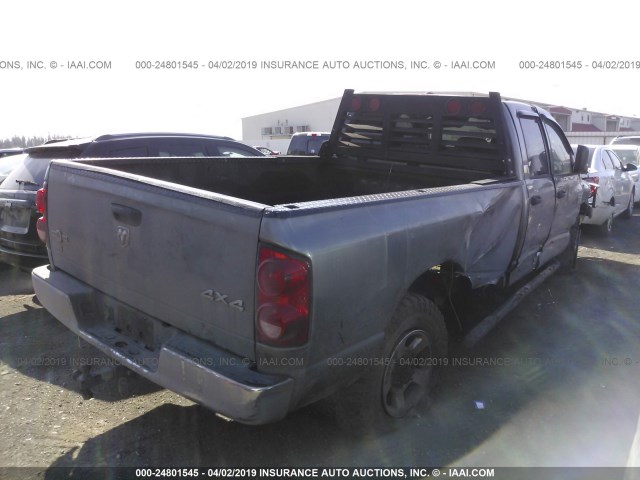 3D7KS28A68G149358 - 2008 DODGE RAM 2500 ST/SLT GRAY photo 4