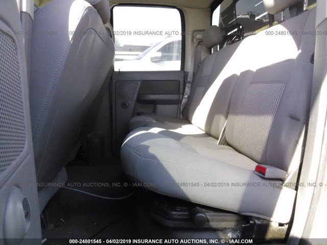 3D7KS28A68G149358 - 2008 DODGE RAM 2500 ST/SLT GRAY photo 8