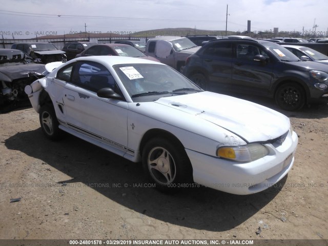 1FAFP4041WF136665 - 1998 FORD MUSTANG WHITE photo 1