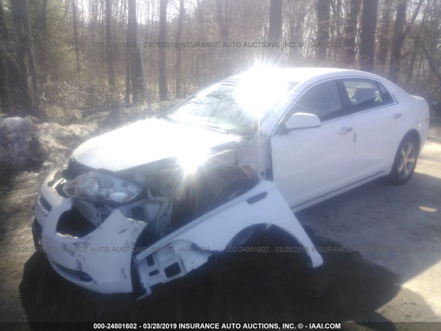 1G1ZD5E06CF361390 - 2012 CHEVROLET MALIBU 2LT WHITE photo 2