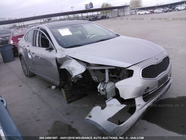 KNALN4D72E5128292 - 2014 KIA CADENZA PREMIUM/LIMITED SILVER photo 1