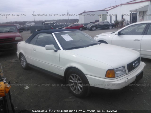 WAUAA88G4WN003445 - 1998 AUDI CABRIOLET WHITE photo 1