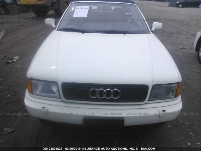 WAUAA88G4WN003445 - 1998 AUDI CABRIOLET WHITE photo 6