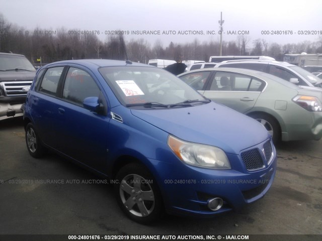 KL2TD66E89B658872 - 2009 PONTIAC G3 BLUE photo 1