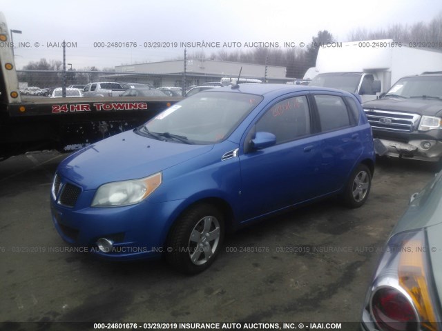 KL2TD66E89B658872 - 2009 PONTIAC G3 BLUE photo 2