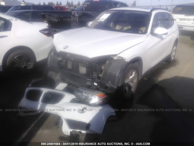 WBAVM1C59DVW44688 - 2013 BMW X1 SDRIVE28I WHITE photo 2