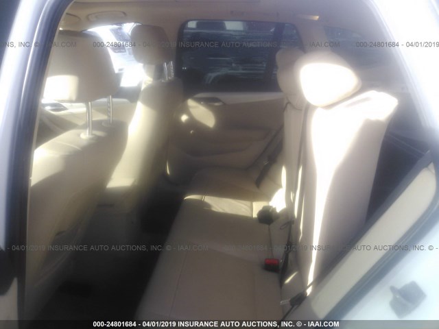 WBAVM1C59DVW44688 - 2013 BMW X1 SDRIVE28I WHITE photo 8