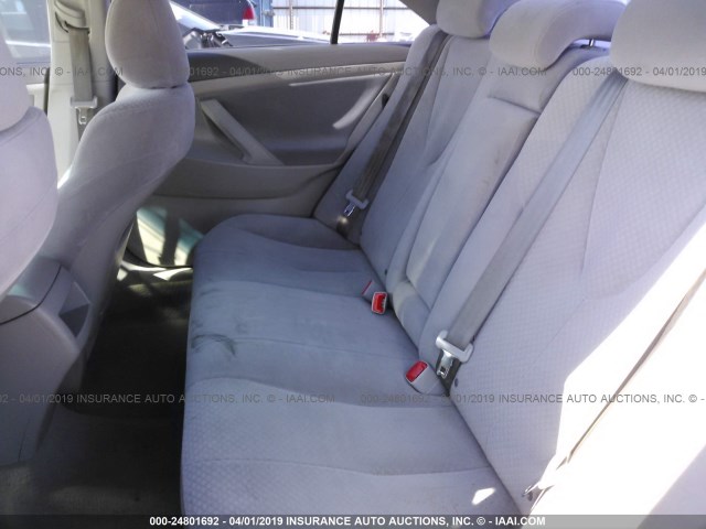 4T4BE46K09R120222 - 2009 TOYOTA CAMRY SE/LE/XLE RED photo 8