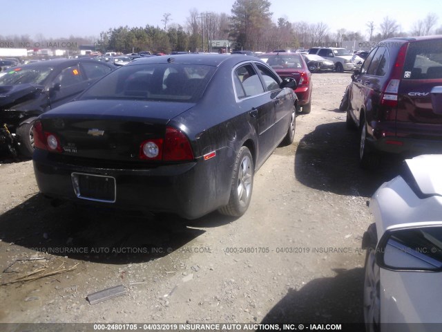 1G1ZH57B894256891 - 2009 CHEVROLET MALIBU 1LT 黑色 照片 4