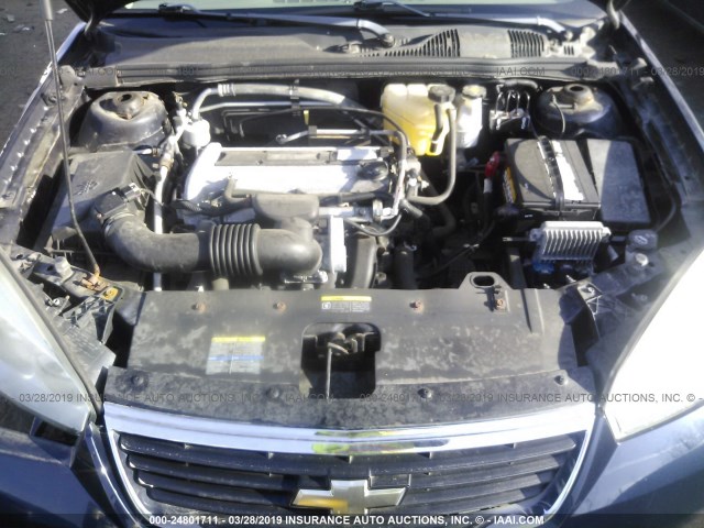 1G1ZS51F66F184022 - 2006 CHEVROLET MALIBU LS Dark Blue photo 10