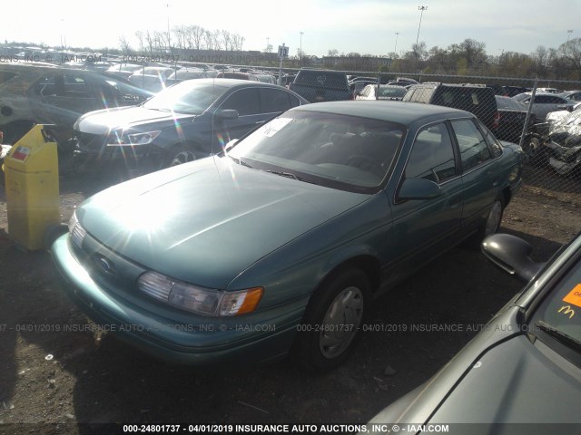 1FACP5245PG267406 - 1993 FORD TAURUS GL GREEN photo 2