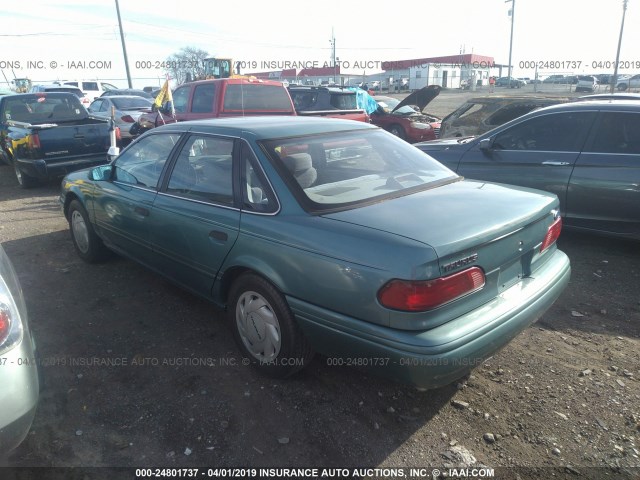 1FACP5245PG267406 - 1993 FORD TAURUS GL GREEN photo 3