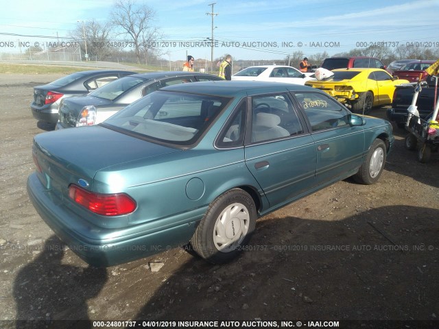 1FACP5245PG267406 - 1993 FORD TAURUS GL GREEN photo 4