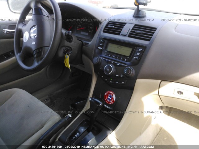 1HGCM56373A073267 - 2003 HONDA ACCORD LX BLACK photo 5