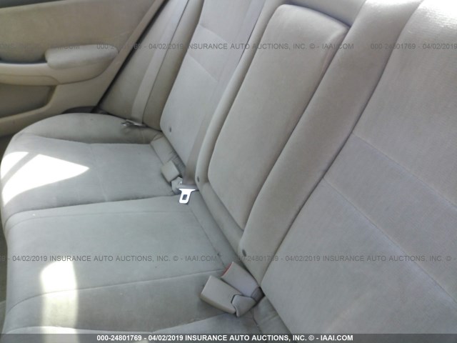 1HGCM56373A073267 - 2003 HONDA ACCORD LX BLACK photo 8