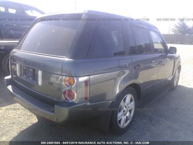 SALMF11463A134400 - 2003 LAND ROVER RANGE ROVER HSE GRAY photo 4