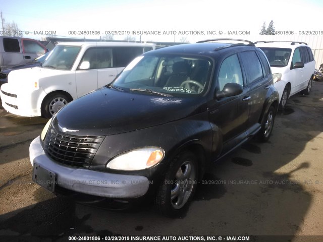 3C4FY58BX2T253287 - 2002 CHRYSLER PT CRUISER TOURING BLACK photo 2