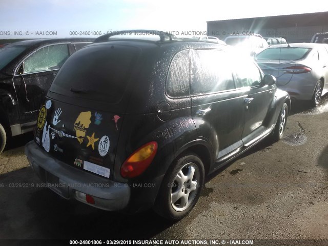 3C4FY58BX2T253287 - 2002 CHRYSLER PT CRUISER TOURING BLACK photo 4