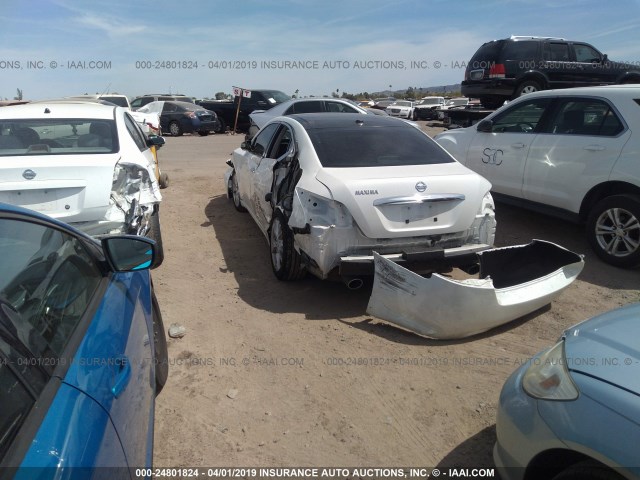 1N4AA5AP6EC499392 - 2014 NISSAN MAXIMA S/SV WHITE photo 3