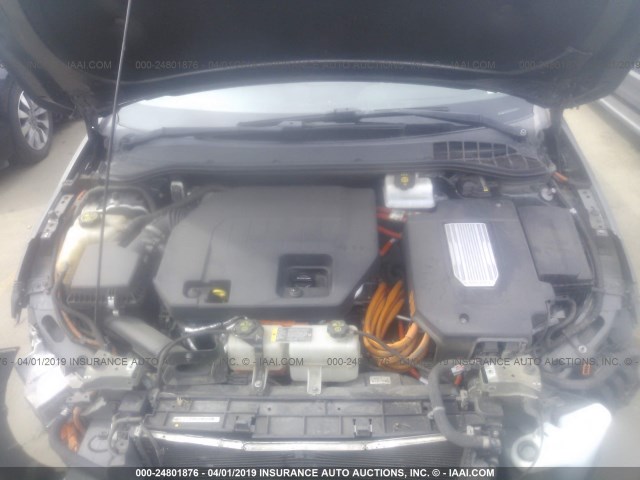 1G1RE6E40EU149850 - 2014 CHEVROLET VOLT GRAY photo 10