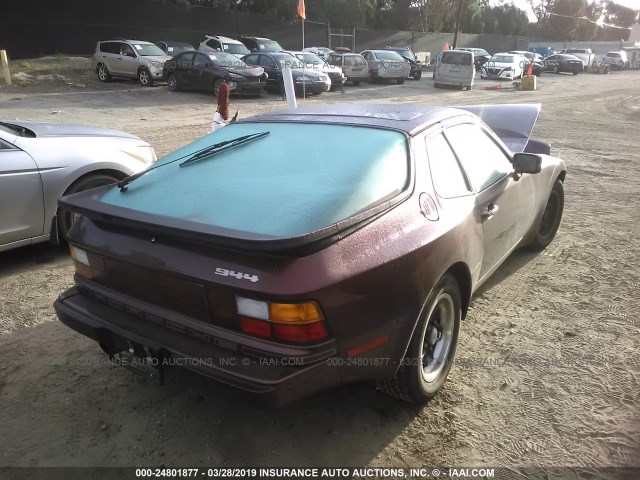 WP0AA0946EN458336 - 1984 PORSCHE 944 RED photo 4