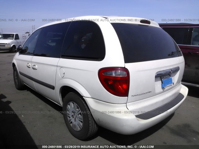 1C4GP45R65B154958 - 2005 CHRYSLER TOWN & COUNTRY  WHITE photo 3