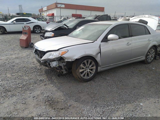 4T1BK3DB1CU454931 - 2012 TOYOTA AVALON LIMITED SILVER photo 6