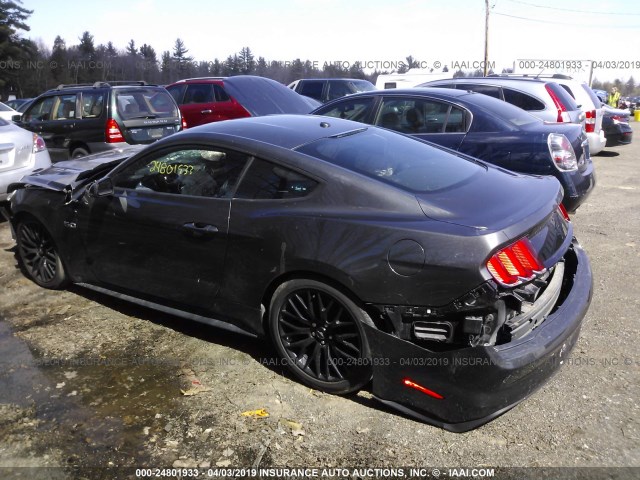 1FA6P8CF7F5365166 - 2015 FORD MUSTANG GT GRAY photo 3