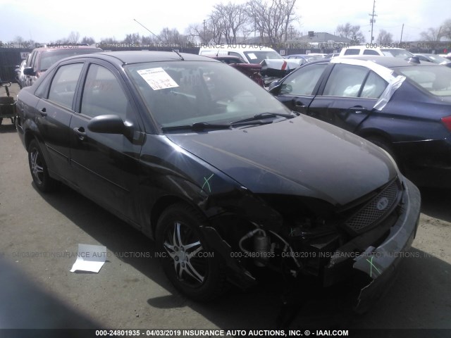 1FAFP34N17W262894 - 2007 FORD FOCUS ZX4/S/SE/SES BLACK photo 1