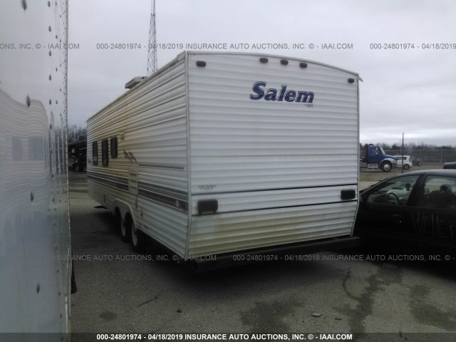 484TSMC281B009153 - 2001 SALEM TRAVEL TRAILER  WHITE photo 3