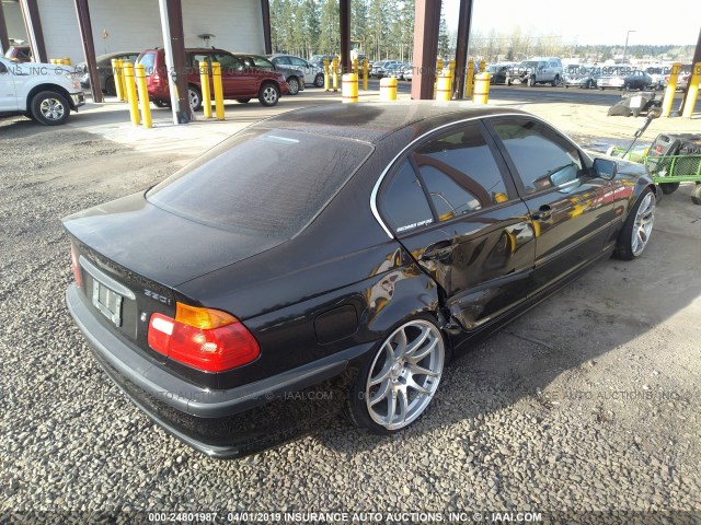 WBAAV53431FJ70091 - 2001 BMW 330 I BLACK photo 4