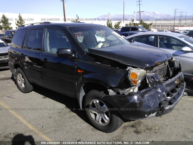 5FNYF28228B006754 - 2008 HONDA PILOT VP BLACK photo 1