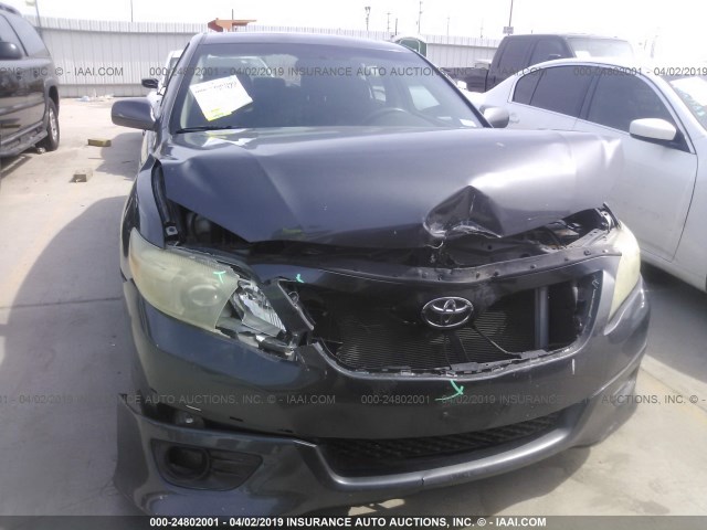 4T1BF3EK6BU650123 - 2011 TOYOTA CAMRY SE/LE/XLE GRAY photo 6