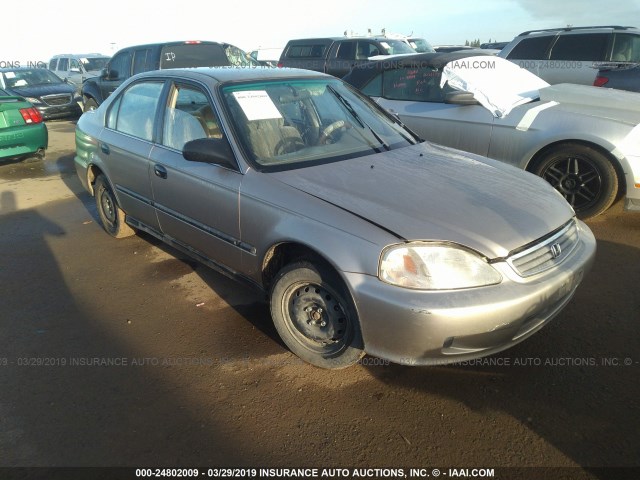 2HGEJ6672YH516282 - 2000 HONDA CIVIC LX Pewter photo 1