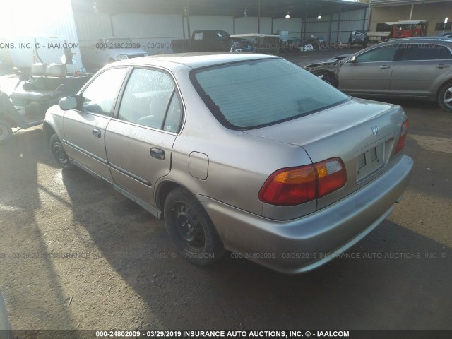 2HGEJ6672YH516282 - 2000 HONDA CIVIC LX Pewter photo 3