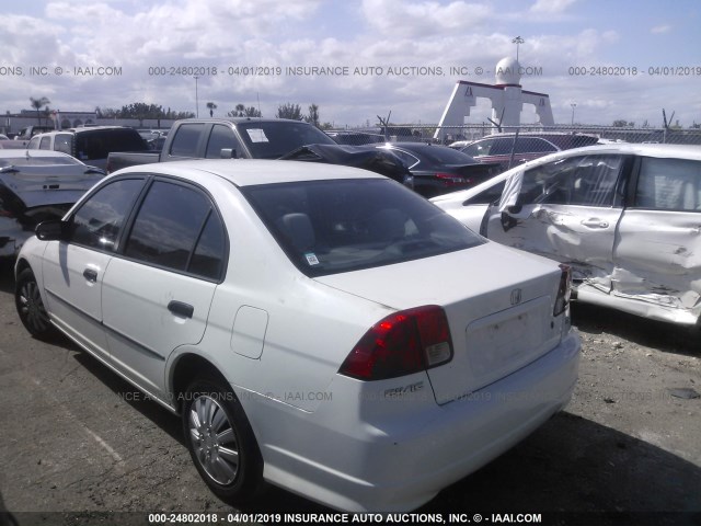 1HGES16314L007133 - 2004 HONDA CIVIC DX VP Ağ foto 3