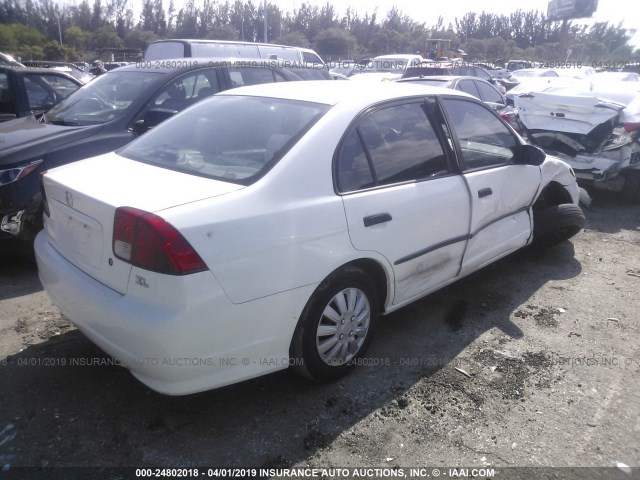 1HGES16314L007133 - 2004 HONDA CIVIC DX VP Ağ foto 4