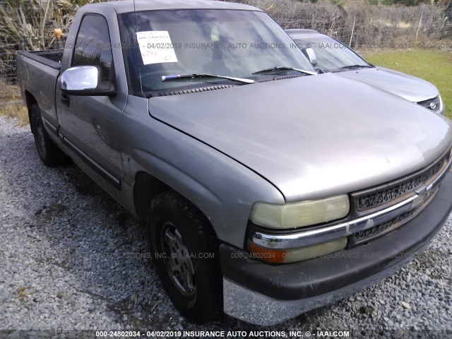 1GCEC14W8XZ210448 - 1999 CHEVROLET SILVERADO C1500 GRAY photo 1