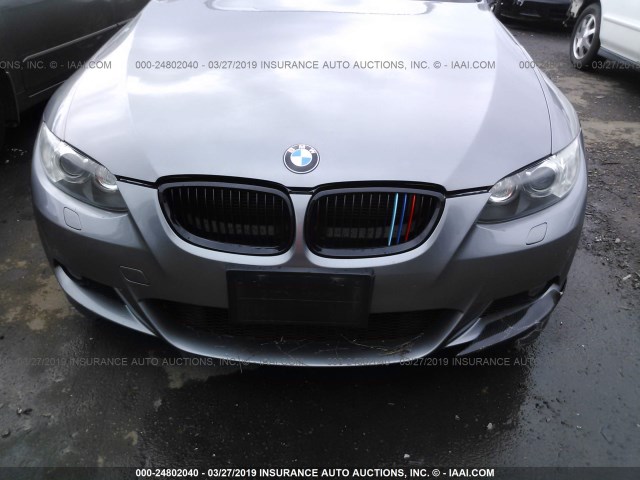 WBAWV1C55AP124280 - 2010 BMW 328 I SULEV GRAY photo 6