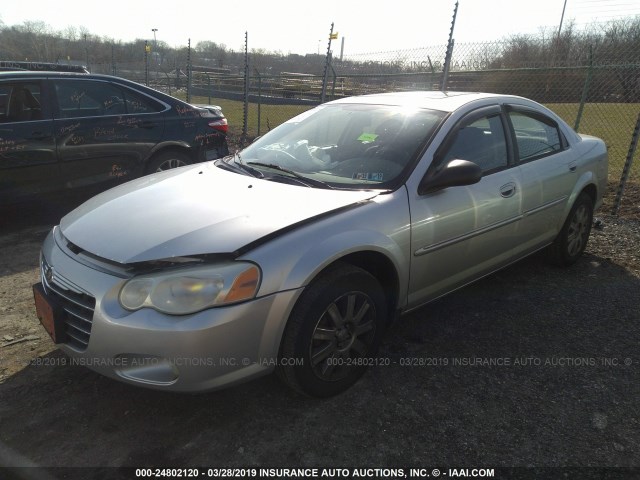 1C3EL66R45N504569 - 2005 CHRYSLER SEBRING LIMITED SILVER photo 2