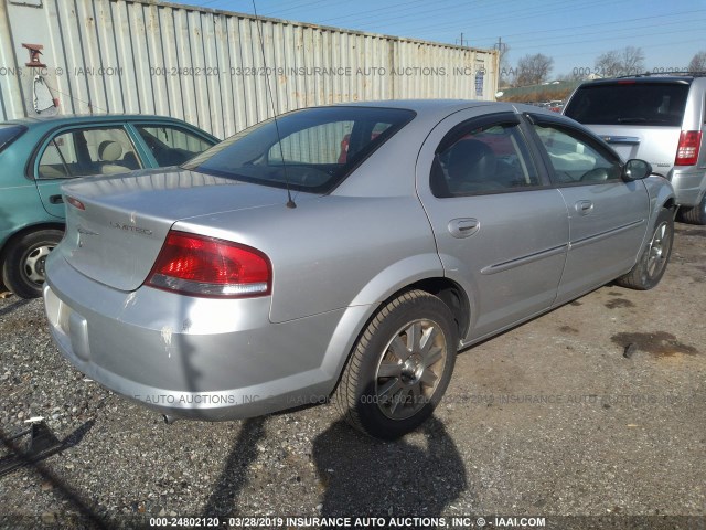 1C3EL66R45N504569 - 2005 CHRYSLER SEBRING LIMITED SILVER photo 4