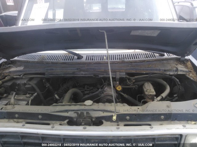 1FTDE14F9DHA44044 - 1983 FORD ECONOLINE E150 VAN Mavi foto 10